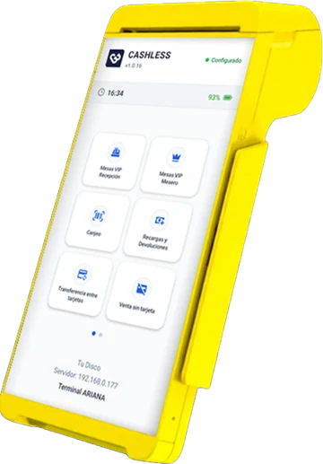 POS Point con GBol Cashless: impresora de tickets y lector NFC
