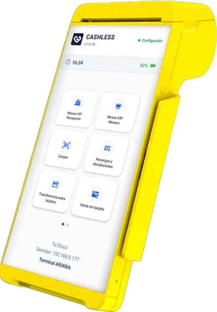 POS Point con GBol Cashless: impresora y lector NFC
